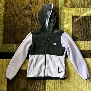 The North Face Black and Gray Fleece Jacket